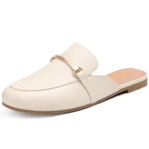 KIDMI Waterproof Buckle Mules - Office Casual Shoes