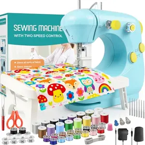 Hyanexvexal mini sewing machine with extension table