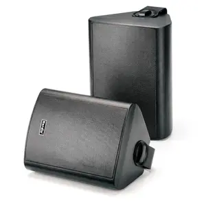Herdio outdoor bluetooth speakers under a patio awning