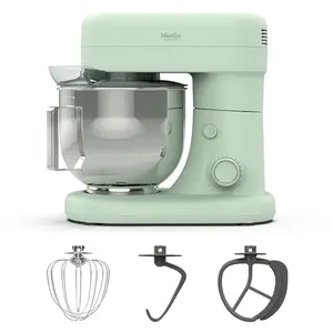 Honeydew green Martha Stewart tilt-head stand mixer with 12-speed control