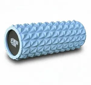 Energi Core 13-inch wave textured blue foam roller for deep muscle recovery