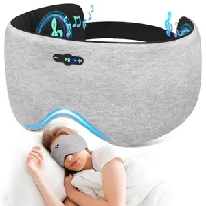 Veeniitosr Bluetooth sleep mask with ice silk lining and Bluetooth 6.0