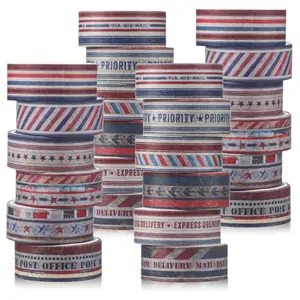 Janlaugh patriotic airmail washi tape set