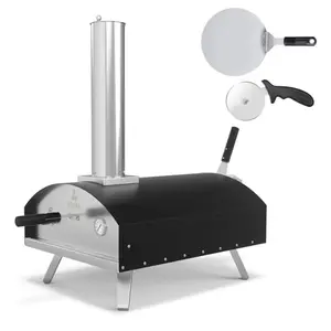 Stoke 16-inch pizza oven with wood and gas options