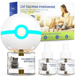SHIORI cat calming diffuser with leak-resistant design and 60-day supply