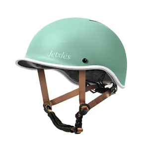 Jetxles elegant green bike helmet