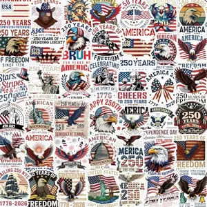 100-piece 1776 themed stickers pack by Vemfare