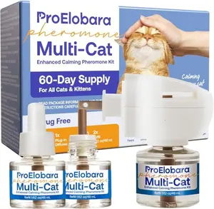 ProElobara cat calming diffuser with refill, covers 650 sq ft