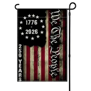 250th Anniversary USA Garden Flag 1776-2026 by Rvsticty