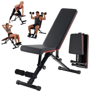 Aidoly adjustable foldable weight bench with 795 lb capacity
