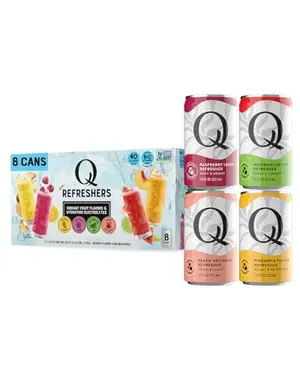 Q REFRESHERS variety pack with four flavors