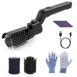 imtfzct electric grill brush with adjustable head cleaning bars