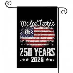 Party Greeting USA 250th Independence Day anniversary garden flag double sided