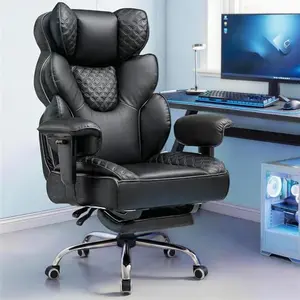GTPLAYER luxury black gaming chair with racing design and mesh panels
