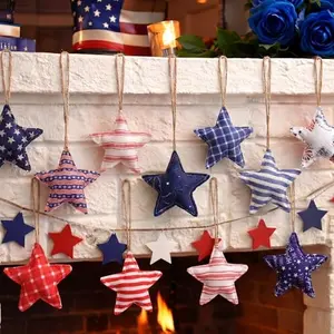 Soulchen fabric star hanging ornaments