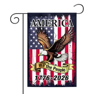 American 250 Years USA Garden Flag Double Sided We the People
