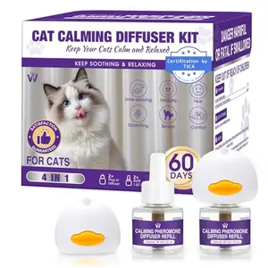 WRAERC cat calming diffuser with 2 diffusers and 4 refills