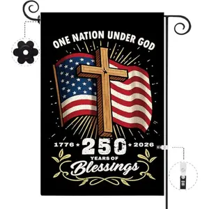DIENGDAED 250th anniversary USA garden flag double sided