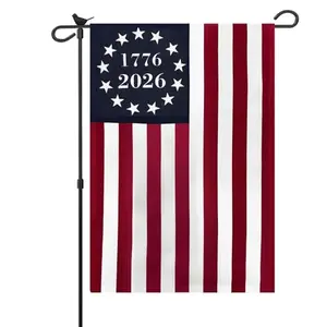 Bradford 1776 2026 Betsy Ross garden flag nylon double sided