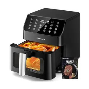 Beelicious 5.8QT Air Fryer with digital display and viewing window