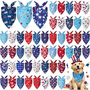 Abbylike patriotic dog bandanas large pack