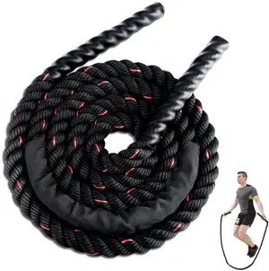 Generic black weighted jump rope