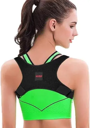 Mxtrif Posture Corrector for Women and Men, adjustable, black, medium